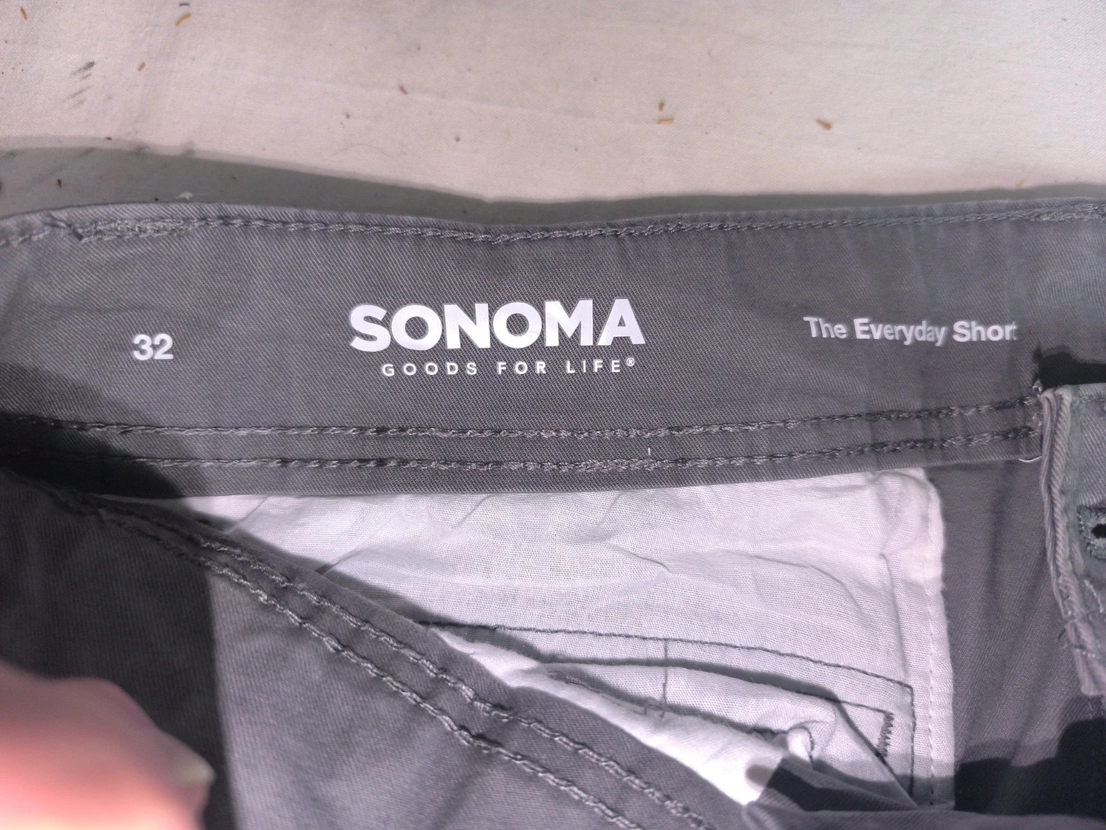 Short cargo homme Sonoma 'The Everyday Short' gris T32 environ 42 FR – photo 3